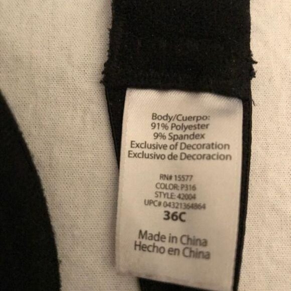 Demi Padded Underwire Bra 36C Leopard Print Style 42004 - Picture 7 of 7